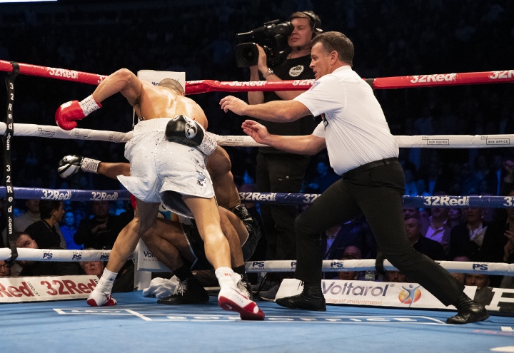 Photos: Chris Eubank Jr. Downs James DeGale in Dominant Win - Boxing News